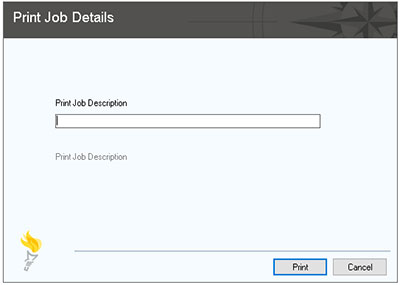 PC - print job description