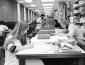 Students studying at the library